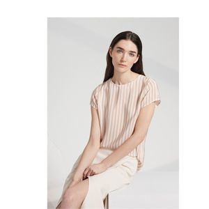 Cuyana Faux Wrap Pencil Midi Skirt - Cream 8